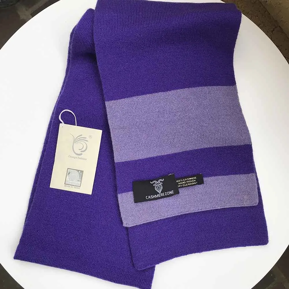 Purple Haze Lavender Pure Cashmere Scarf