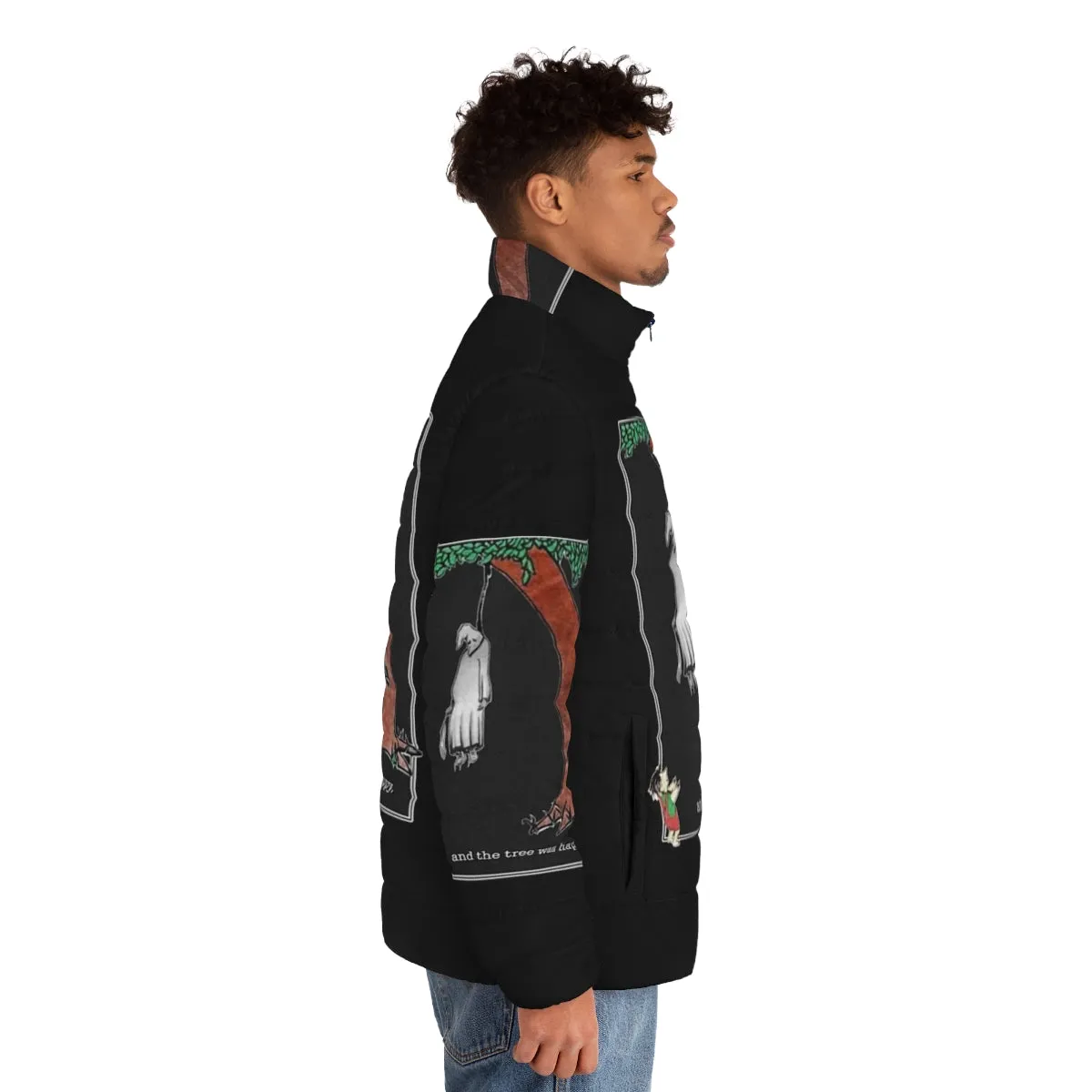 "And The Tree Was Happy" Rap Music Puffer Jacket