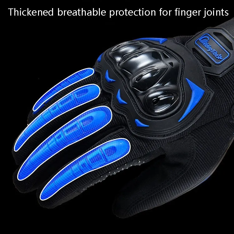 Riding Tribe MCS-17 Motorcycle Gloves Touch Screen Outdoor Riding Gloves, Size: XXL(Blue)