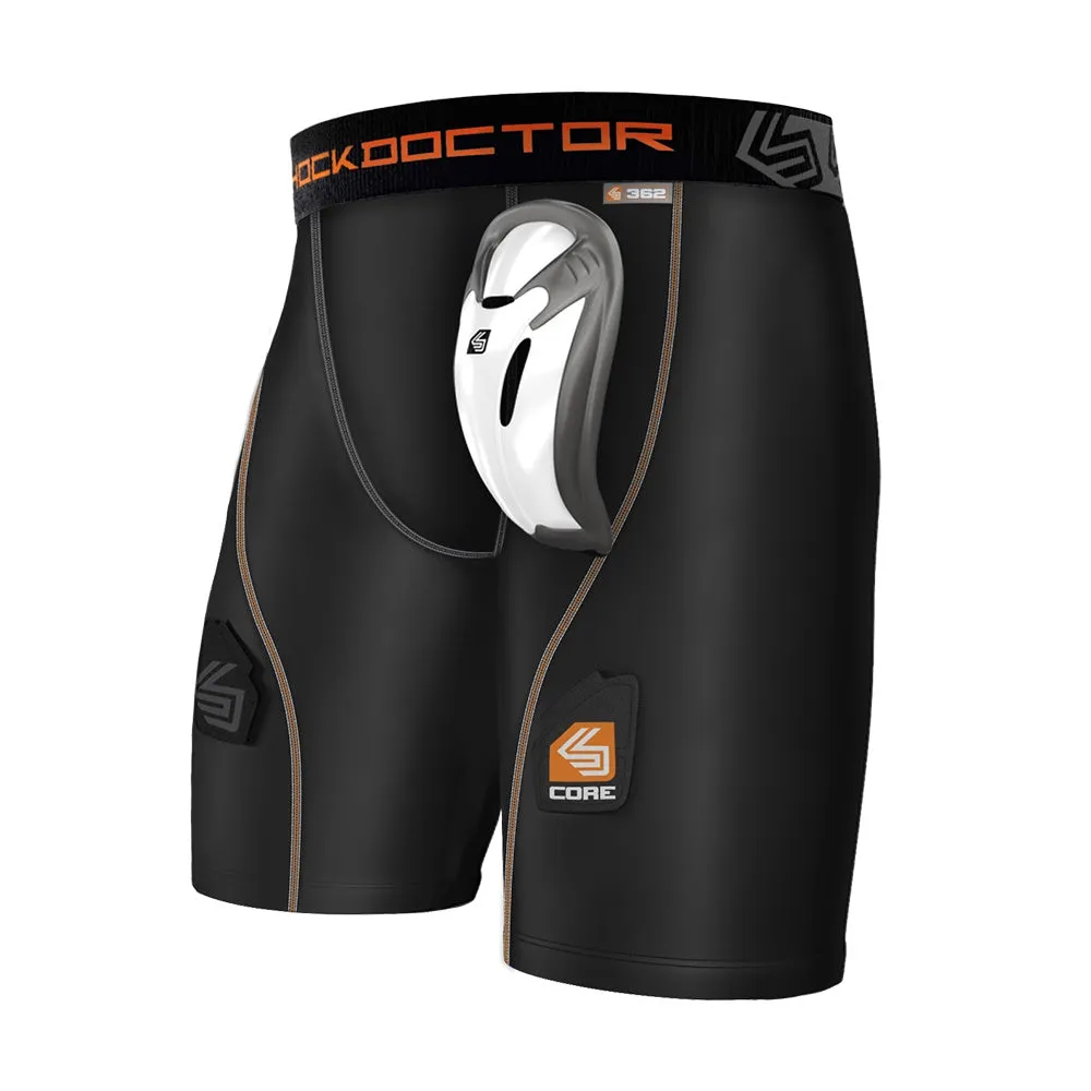 Shock Doctor #362 Core Youth Compression Hockey Shorts with BioFlex Cup