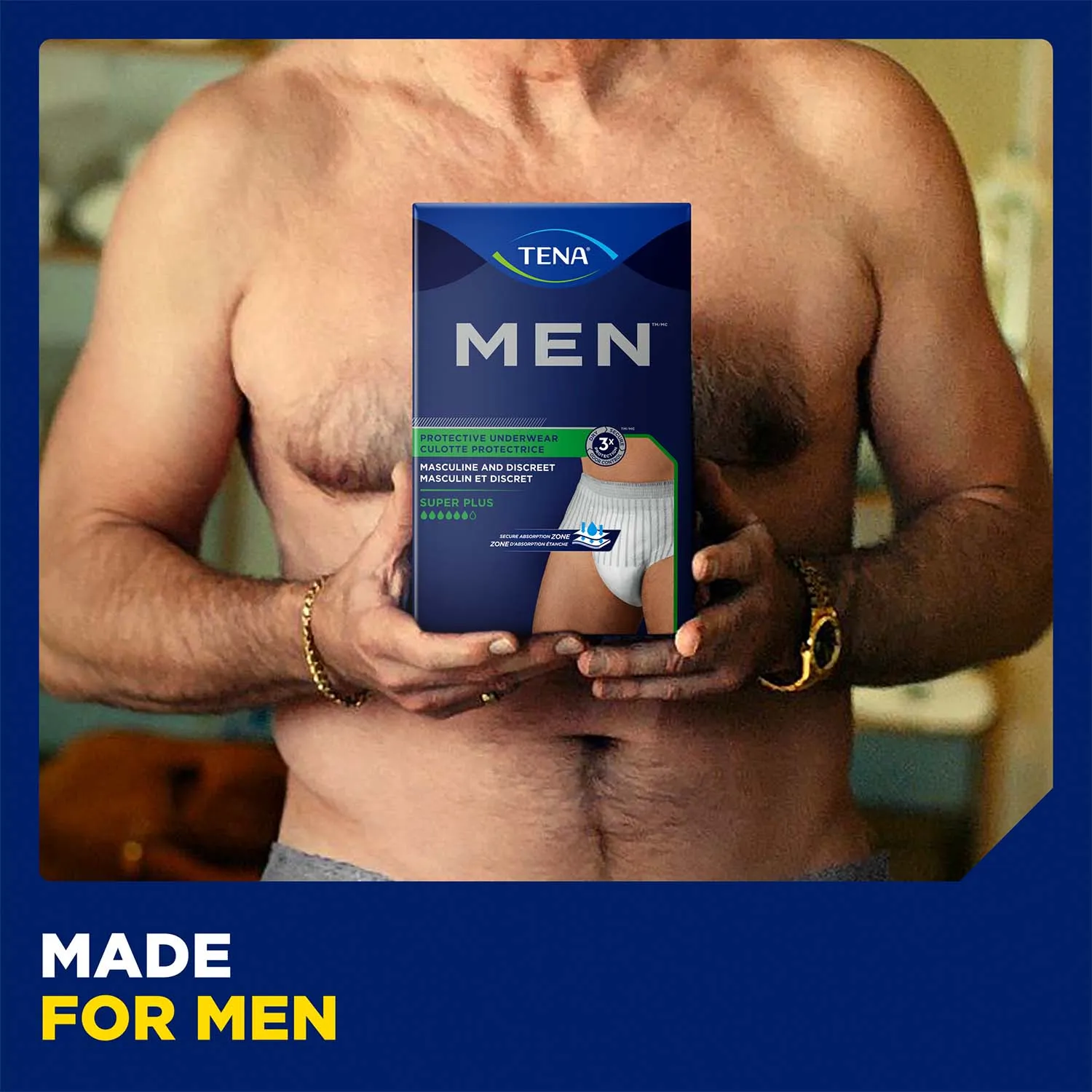 TENA MEN Protective Incontinence Underwear Super Plus Absorbency, Large/X-Large