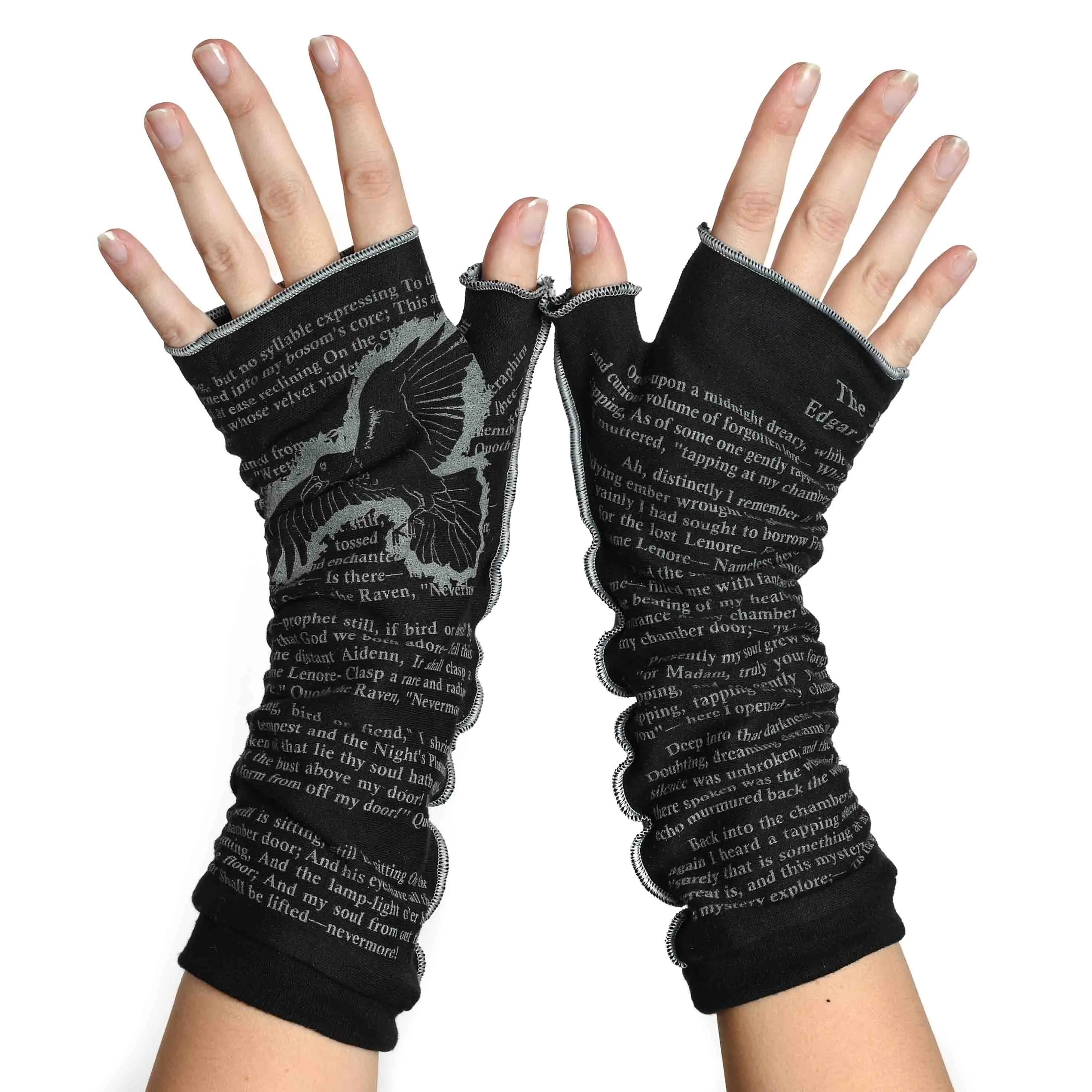 The Raven Glow-in-the-Dark Writing Gloves [Limited Edition]