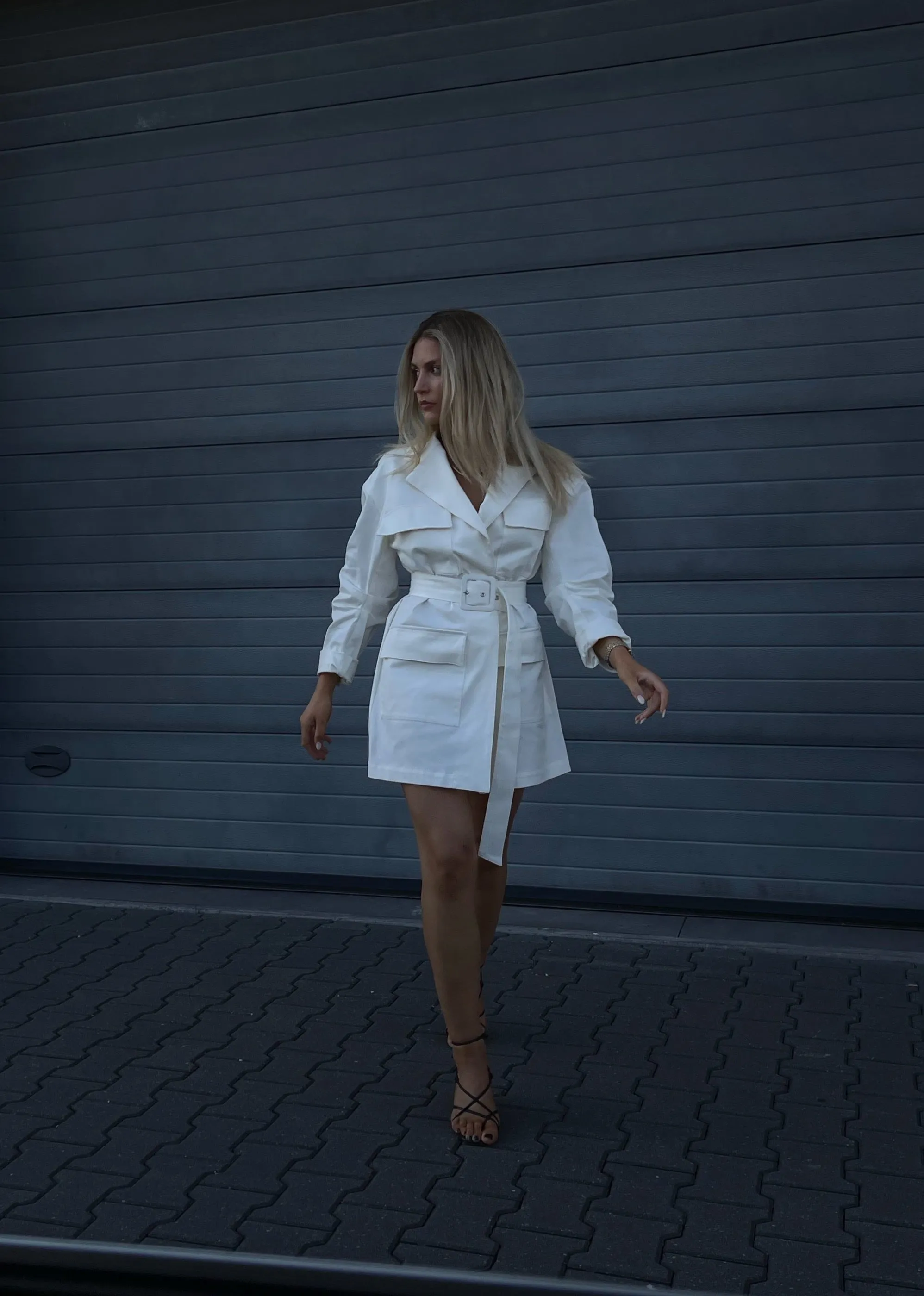 The Zoe Dress Off White