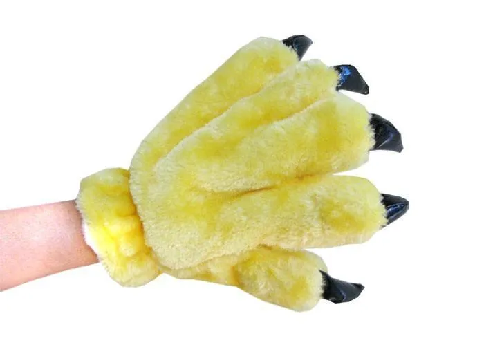 Unisex Onesies Warm Plush Animal Hands Claw Paw Furry gloves Kigurumi