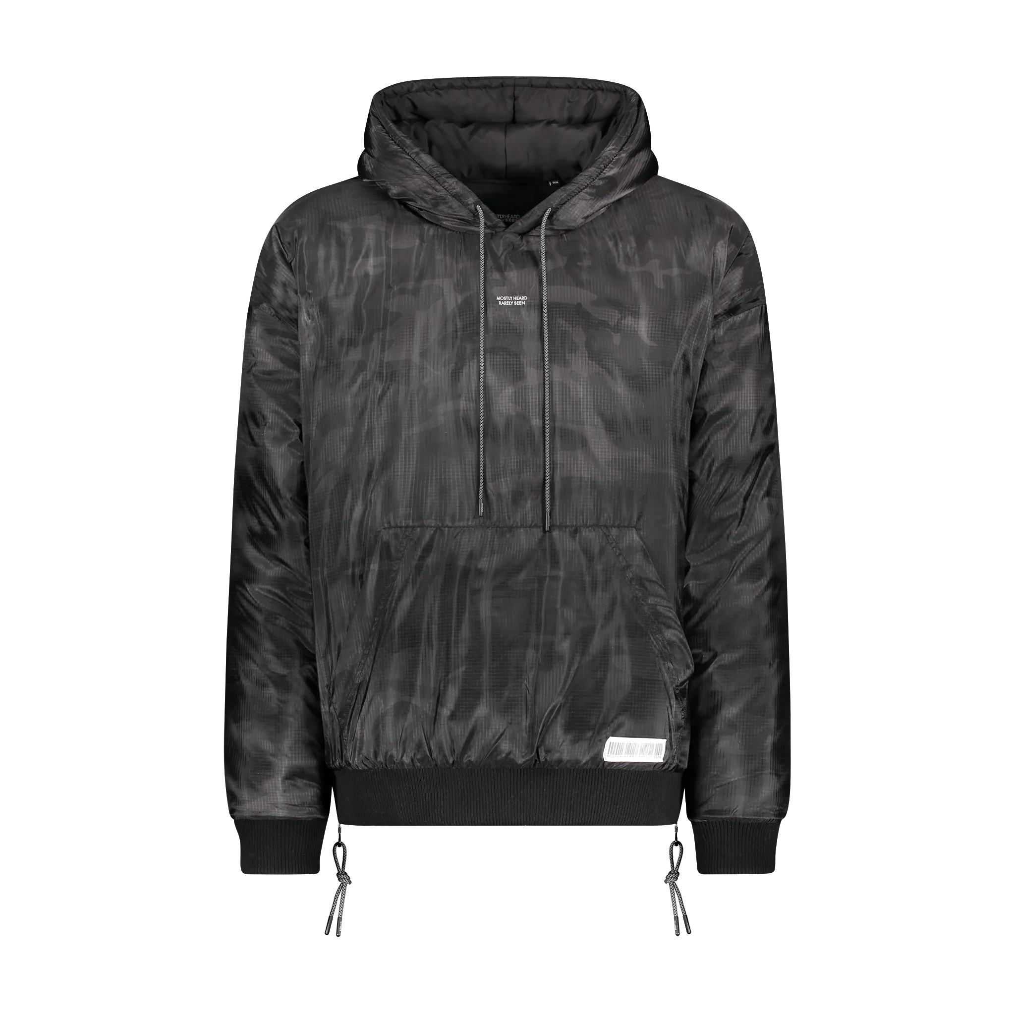 URBAN COVER HOODED JACKET BLACK