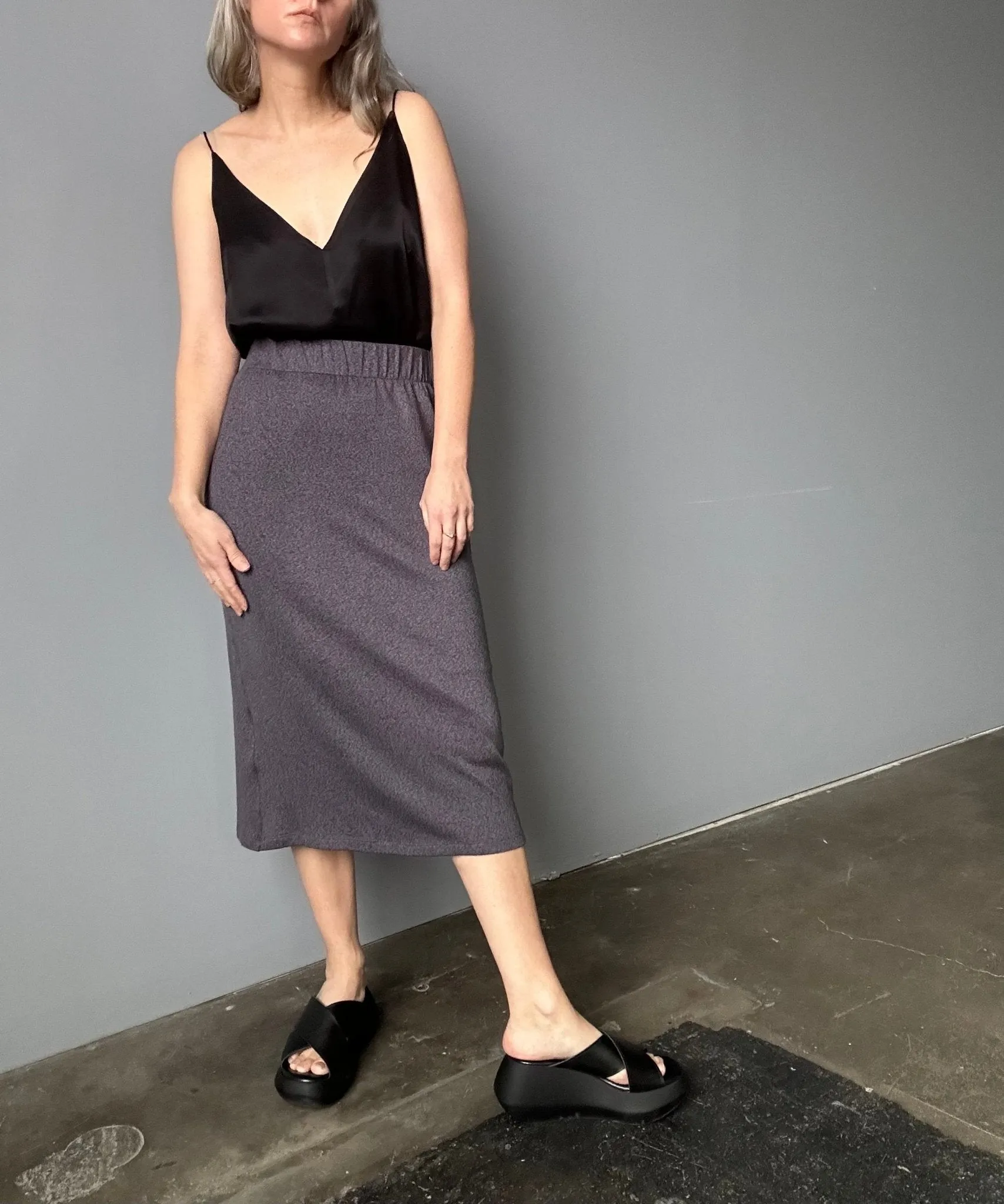 Waves of Hydra Angel '98 Knit Skirt (Grey)