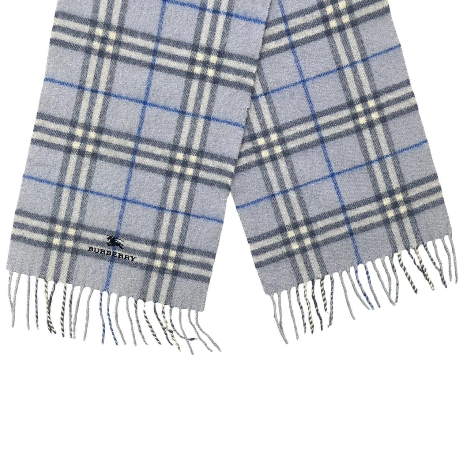 Women's Checkered Scarf Blue