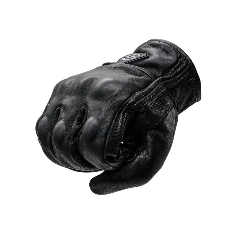 WUPP CS-1047A Motorcycle Racing Cycling Windproof Leather Full Finger Gloves, Size:XL(Black)