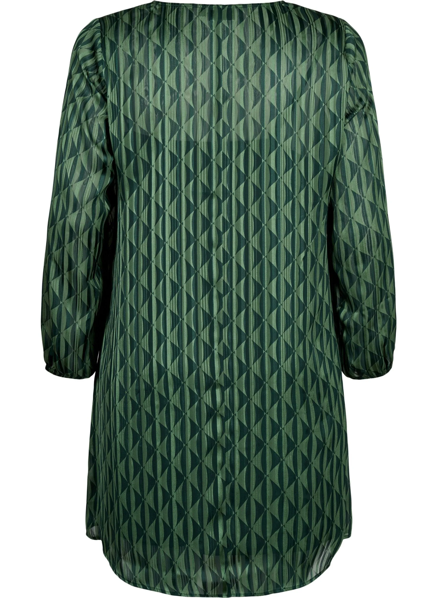 Zizzi Lucy Dress in Green